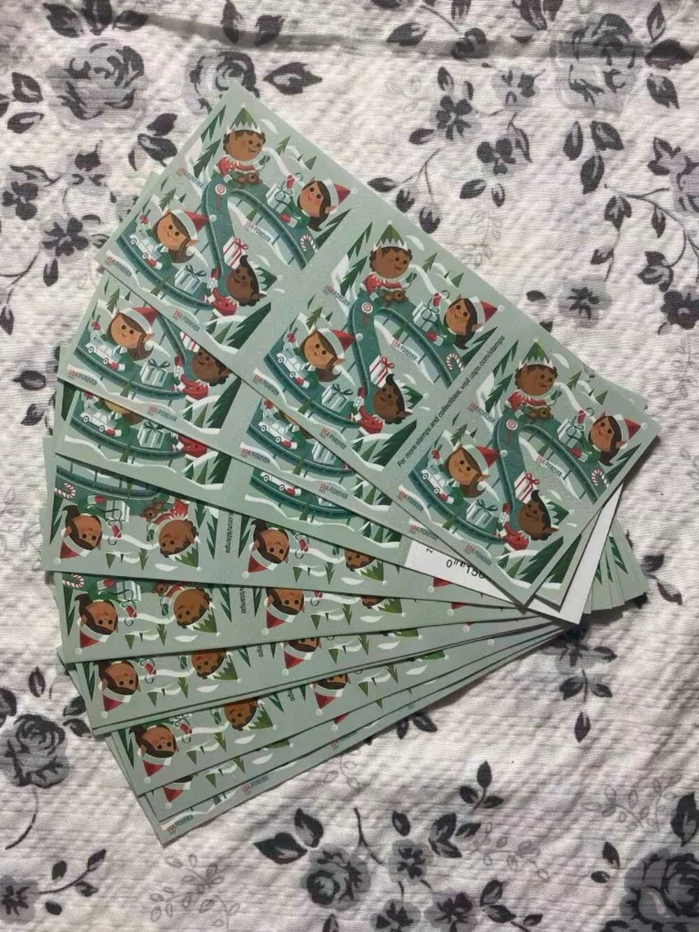 Christmas Elves Forever Postage Stamps, New Unused(10 photos)